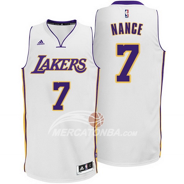 Maglia NBA Nange Los Angeles Lakers Blanco